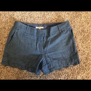 Loft scallop short